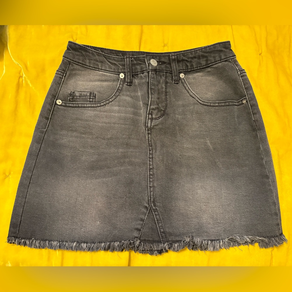 Wild Fable Black Denim Skirt